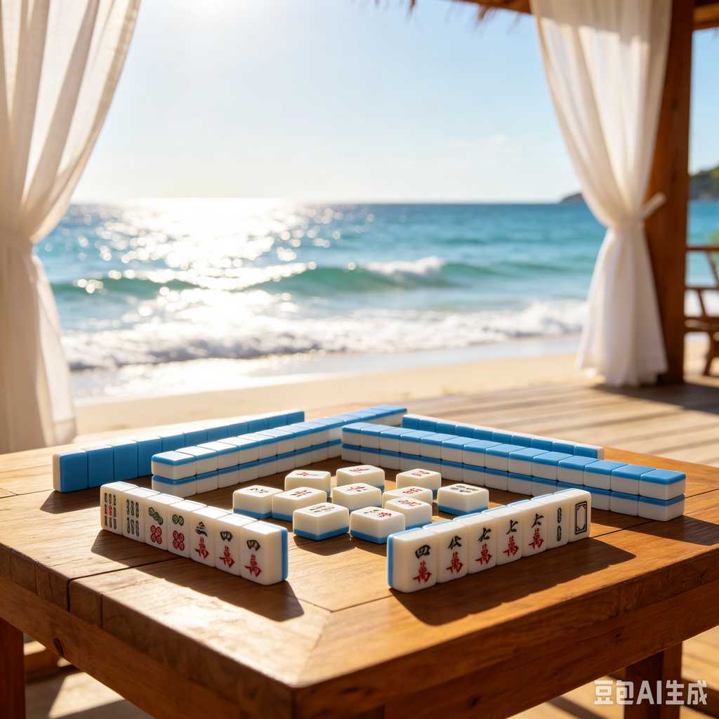glossy mahjong tiles