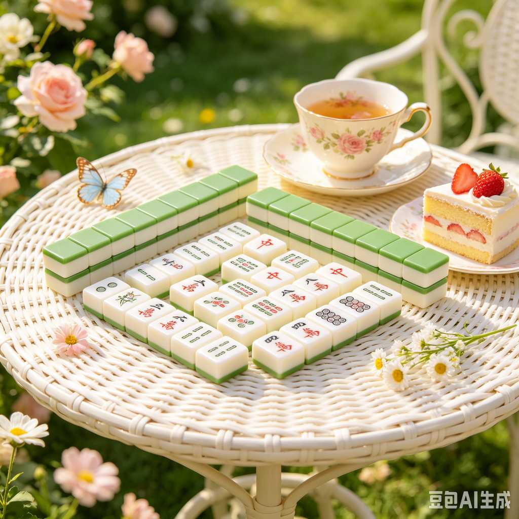 minimalist mahjong tiles