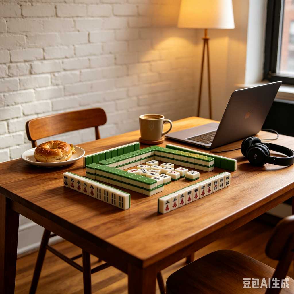 vintage gift mahjong set