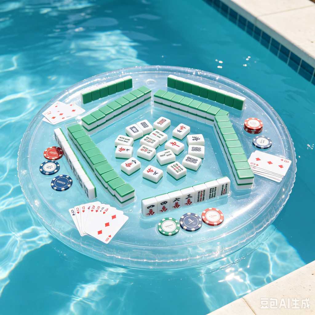 hotel room mahjong set